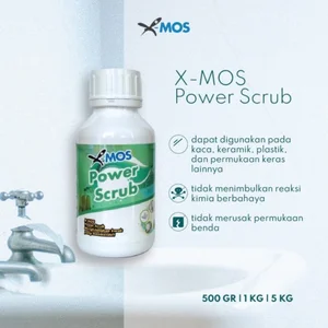 X-Mos Power Scrub / Penghilang Kerak Kaca Keramik Stainless Membandel Pembersih Ruangan lainnya