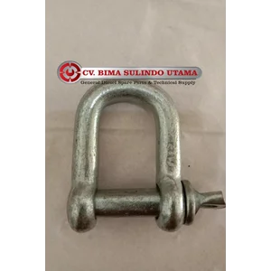 Shackle D 1/2" (Segel Daprah Galvanis 1/2" 10 MM)
