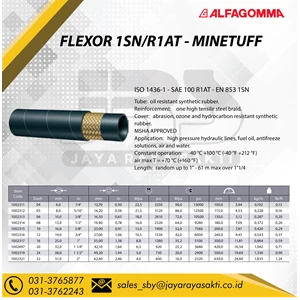 Hydraulic Hose Alfagomma FLEXOR 1SN/R1AT - 1 Wire