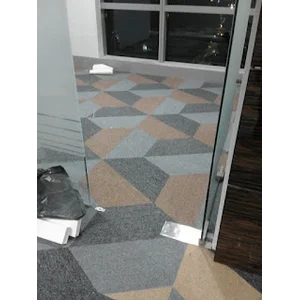 Karpet Kantor Motif Meteran Anti Licin
