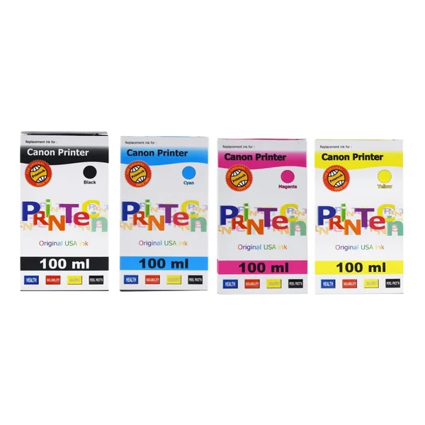 Printech Ink Tinta Printer Canon 1 Set 4 Warna Bcmy 100 Ml | Oji ...