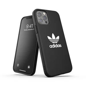 Casing Hp For Iphone 12 / 12 Pro Adidas Basic Logo Soft Case - Black