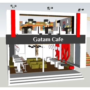 Design Interior Restaurant By PT. Gatam Mutiara Timur