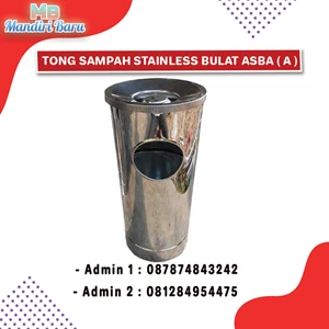 Place Waste Stainless Round Ashtray