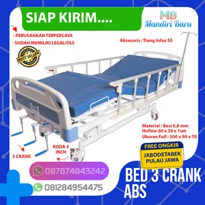 Bed Pasien 3 Engkol Abs I Peralatan Medis Lainnya