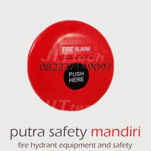 Manual Call Point Mcp Jittech Push Button Fire Alarm Warning Sign In The Building