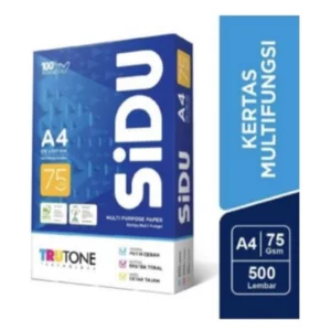 Kertas Hvs A4 75 Gram Merk Sidu