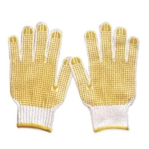 My Yellow Spot Caton Safety Gloves