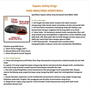 Sepatu Safety Kings Kwd 806X/206X Honeywell