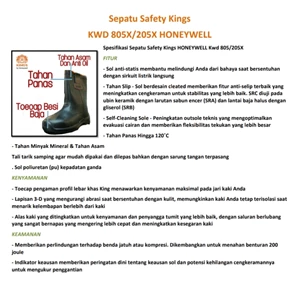 Sepatu Safety Kings Kwd 805X/205X Honeywell
