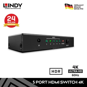 Lindy 5 Port Hdmi 18G Switch