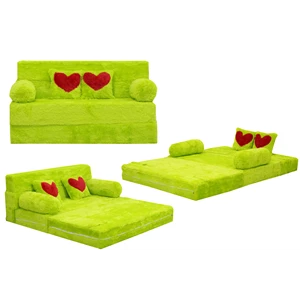 Foam Sofa Bed With Raspur Cover AB-046 AB-047