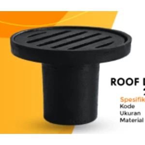 Roof Drain 2.5 Inch 2 Flat Stack