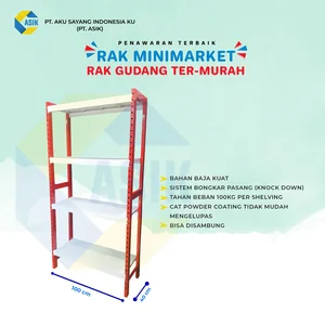 Rak Gudang Bahan Full Baja