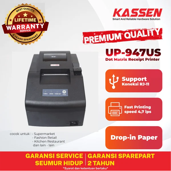 Printer Dot Matrix Kassen Up947 Us Up-947Us