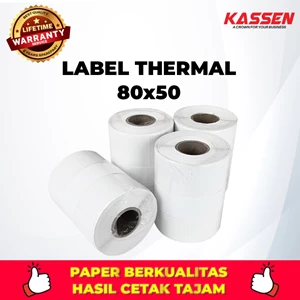 Thermal Paper Label 80 X 50