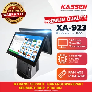 Mesin Kasir Kassen Xa-923 Andorid Pos Touchscreen Dual Display 80Mm