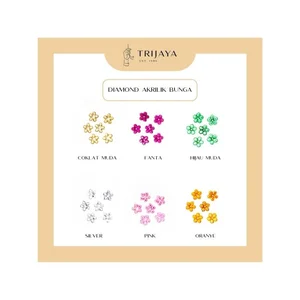 Trijaya Diamond Akrilik / Kristal / Stone / Rhinestone / Bunga