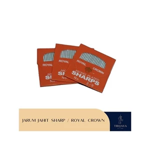 Trijaya Sharp Hand Sewing Needles / Royal Crown