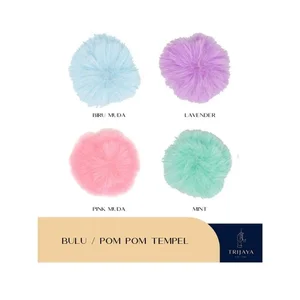 Trijaya Pom Pom Bulu / Gepeng / Datar