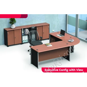 Meja Kantor Modera E Class Executive Config With View