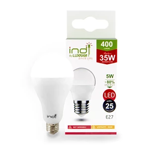 Indi Lampu Led Bulb 5W E27 Coolwhite & Warmwhite