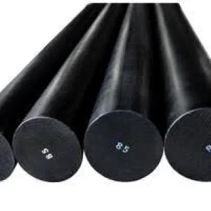 Polyurethane Hitam Batangan Material PU Rod untuk Kebutuhan Industri