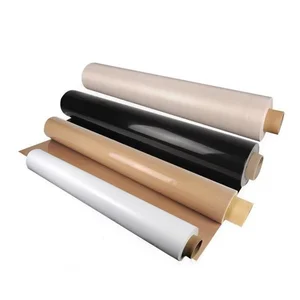 Kain Teflon PTFE Lem Hitam Kain Tahan Panas untuk Kebutuhan Industri
