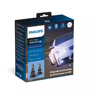 Bohlam Led Lampu Mobil Putih Philips Ultinon Pro9000 Fog 5800K H8 H11 H16