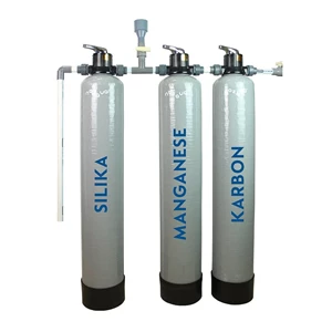 Nazava Paket Filter Air Bersih Silika/Manganese Dan Karbon 8 Inci