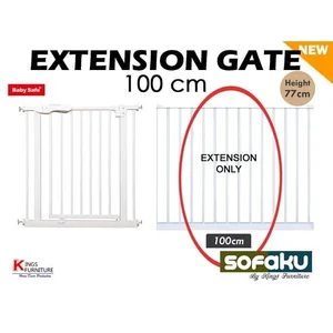 Baby Safe Gate Extension 100 Cm Baby Guardrail Accessories