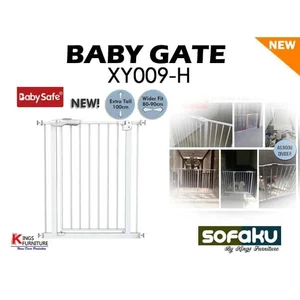 Baby Safe Xy009-H Extra Tall & Wide Baby Safety Fence Stair Railing