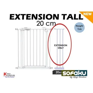 Extension Extra Tall Safety Gate Extension 20Cm Baby Raising Fence