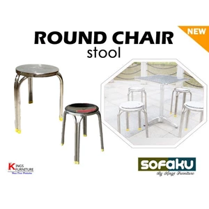 Round Chair Stool Bar Round Chair Stacking Resto  Chair