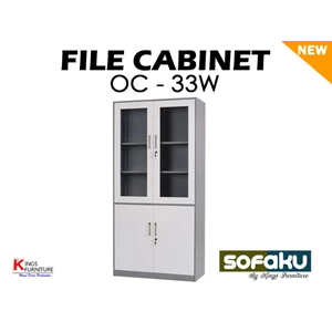 Filling Cabinet Oc-33W Safety Lock Cabinet File Office Storage