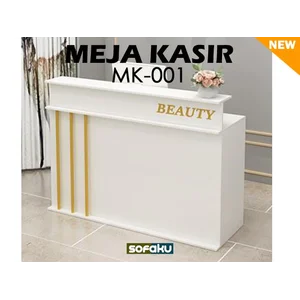 Meja Kasir Mk 001 Meja Kasir Minimalis Putih Meja Kasir  Butik