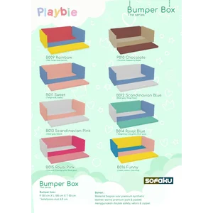 Bumber Bed Box Playmat Sofaku Kotak Bermain 150x150cm