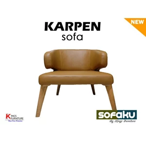 Kursi Kayu Karpen Classic Chair Sofa Single Seater