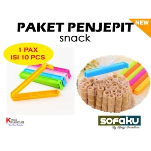 Penjepit Kemasan Snack Plastik Segel Penjepit Makanan