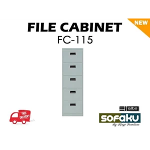 Alba Filling Cabinet Kantor Type Fc 115 Laci Gratis Kirim