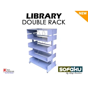 Alba Library Rack Cabinet Filling Double Rack Document Shelf  Lemari Filling Double Rack Document Shelf
