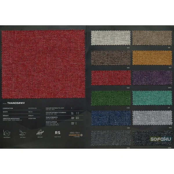 Thanos Fabric Kain Upholyster Kain Sofa Jok  Kursi 