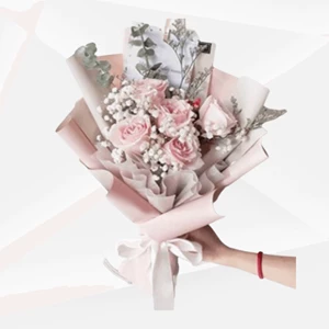 Hand Bouquet Prestisa Romantic Pink