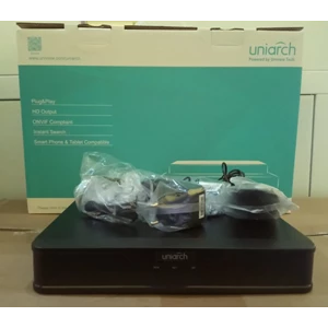 Nvr Cctv Uniarch 8 Channel Support Ultra 265/H.265/H.264 Video Formats