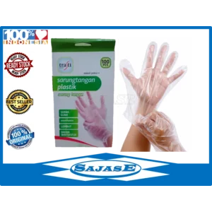 Trasti Clear Plastic Gloves (HDPE) – Price per Box of 100 Pieces