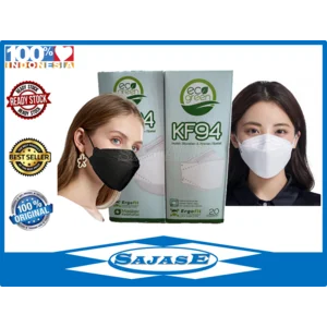 MASKER KF94 ECO GREEN 4Ply EARLOOP 1BOX ISI 20 PCS KEMENKES RI AKD 20903122222