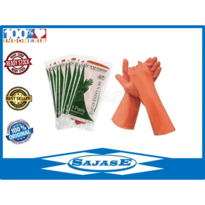Thick Multipurpose Latex Rubber Gloves (30cm/12-inch Length)