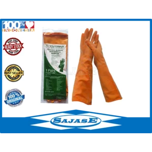 Thick Long (40cm/16-inch) Multipurpose Latex Rubber Gloves
