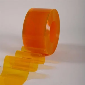 PVC Strip Curtain Orange ( Tirai Plastik Oren )