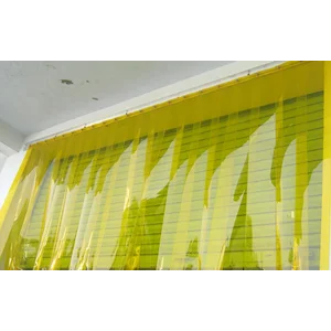 Gorden Plastik PVC Curtain Yellow